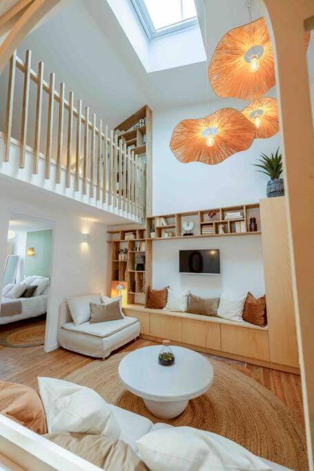Ღ Mezzanine • T4 Spacieux, Lumineux Et Cosy La Rochelle  Dış mekan fotoğraf