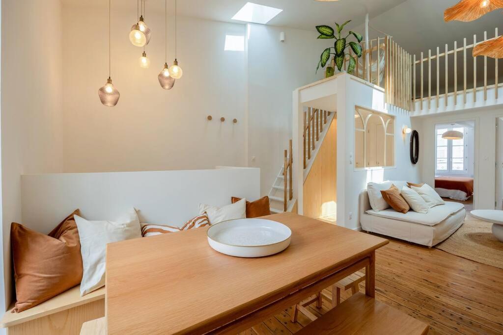 Ღ Mezzanine • T4 Spacieux, Lumineux Et Cosy La Rochelle  Dış mekan fotoğraf