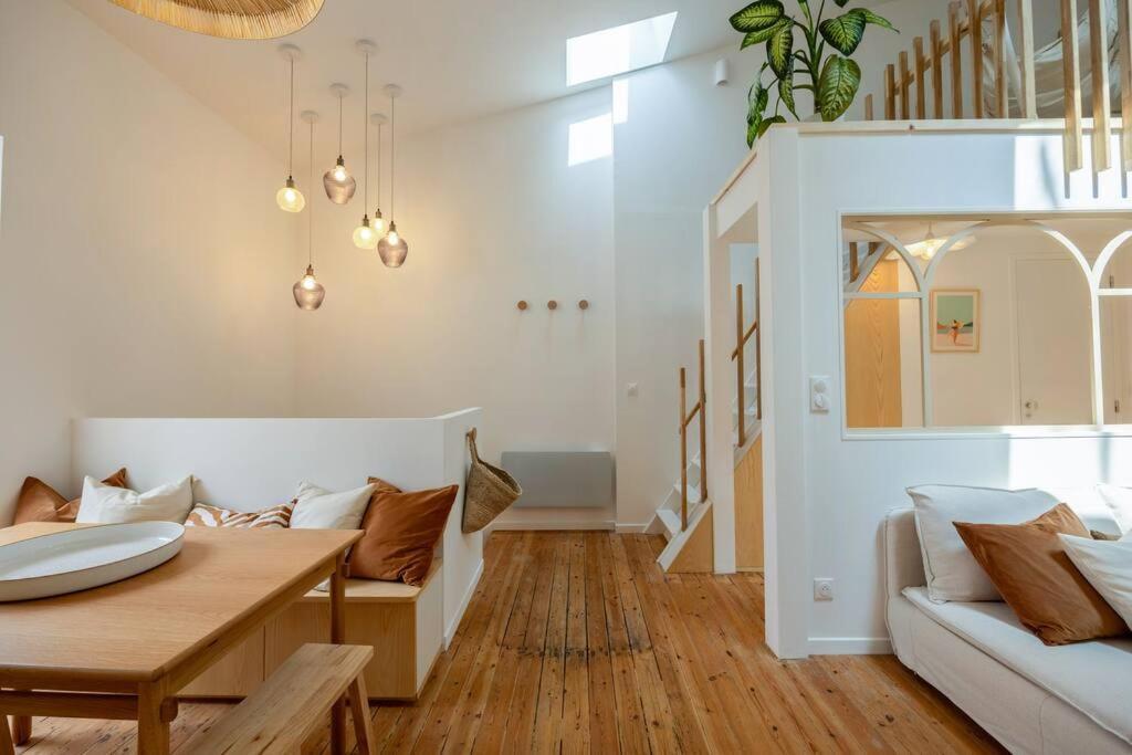 Ღ Mezzanine • T4 Spacieux, Lumineux Et Cosy La Rochelle  Dış mekan fotoğraf